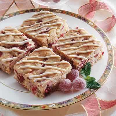 Cranberry Vanilla Chip Bars