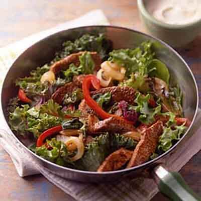 Stir-Fry Salad with Honey Dijon Dressing