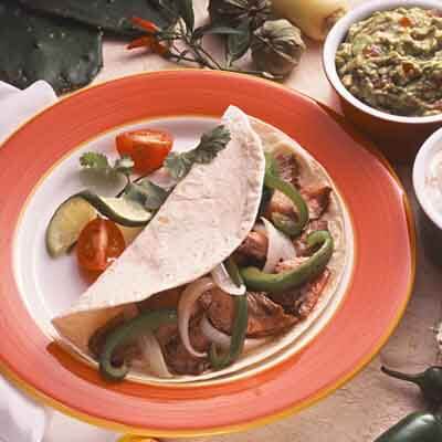 Flank Steak in Fajita Marinade