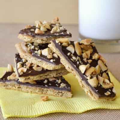 Chocolate Caramel & Nut Treats