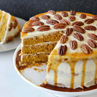 Pecan Pumpkin Torte