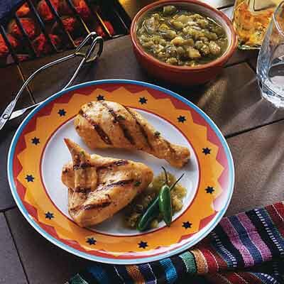 Serrano Pepper Grilled Chicken