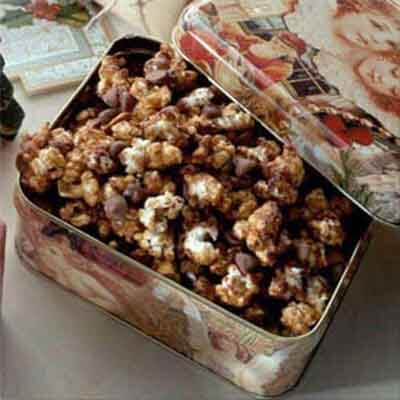 Chocolate Chip & Almond Caramel Corn