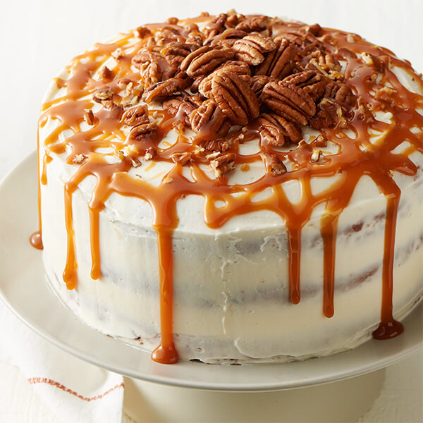 Pumpkin Pecan Layer Cake