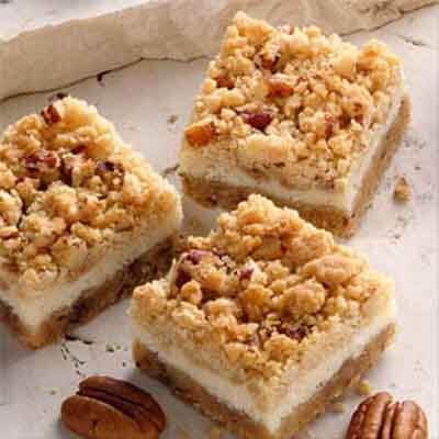 Pecan Cheesecake Bars