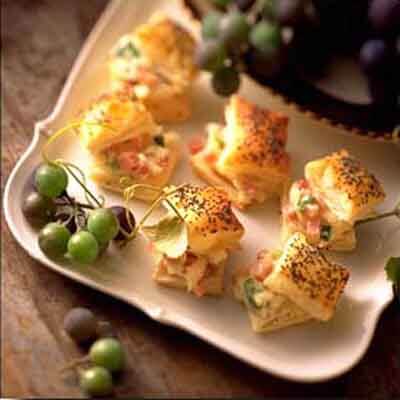 Swiss & Ham Puff Pastry Squares