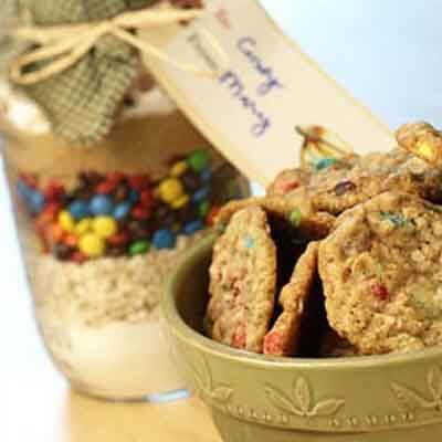 Candy Cookies in a Jar