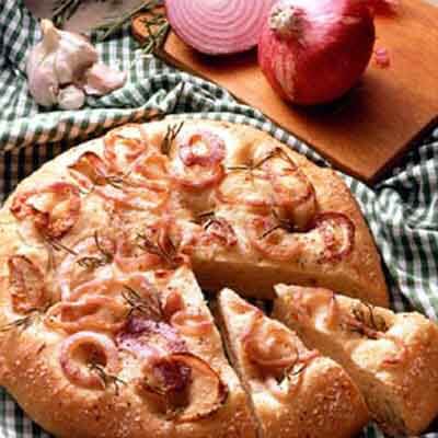 Easy Onion Focaccia