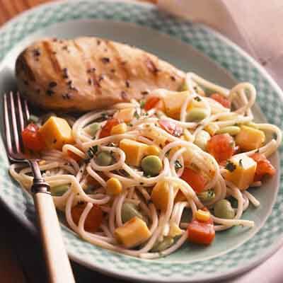 Spaghetti & Vegetable Toss