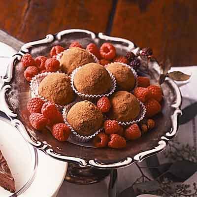 Raspberry Chocolate Truffles