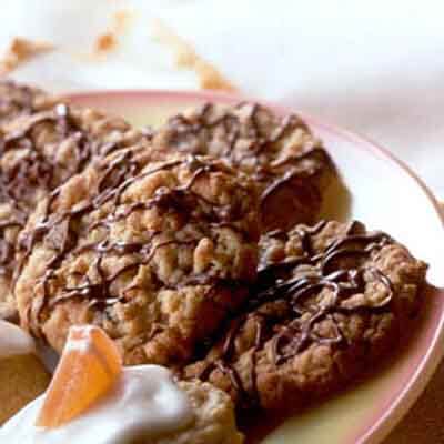 Peanut Butter, Oatmeal & Cherry Cookies