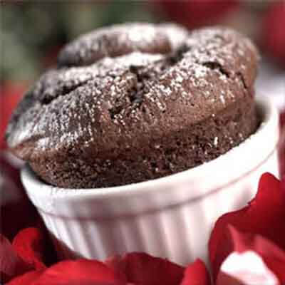 Hidden Treasure Chocolate Soufflés