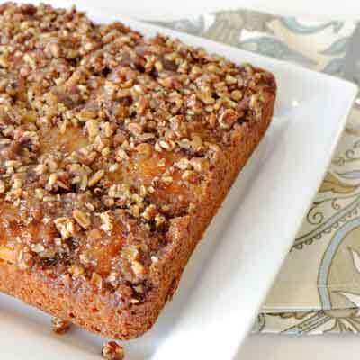 Apricot Pecan Upside-Down Cake