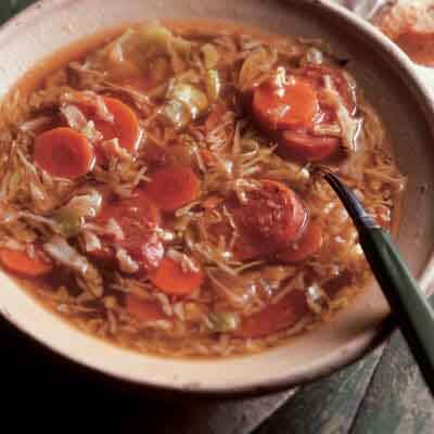 Cabbage & Kielbasa Soup