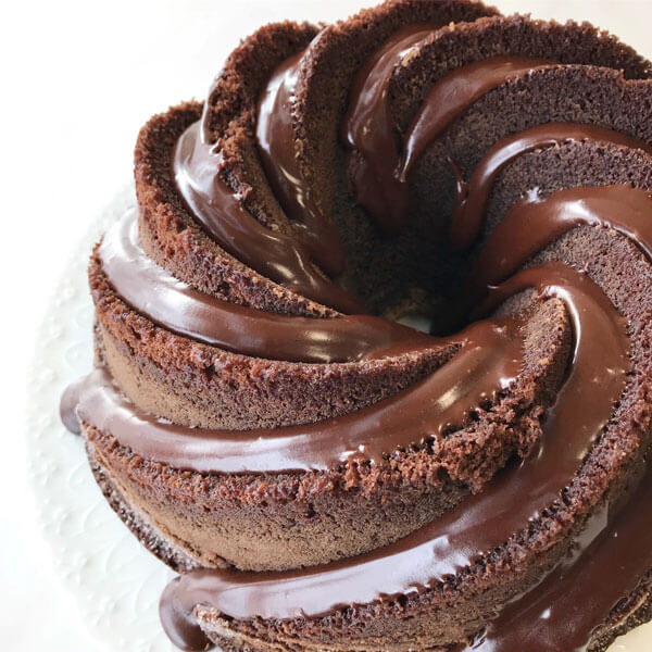 Bittersweet Chocolate Pound Cake