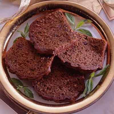 Glazed Chocolate Mini Loaves