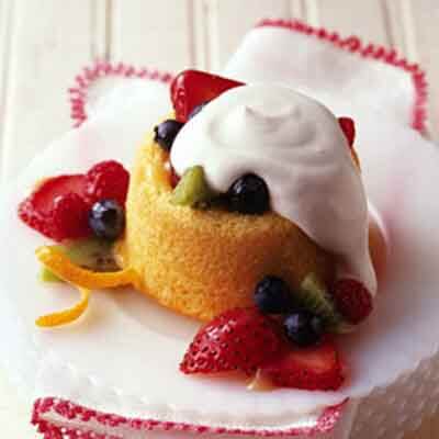 Luscious Lemony Fruit Shortcakes