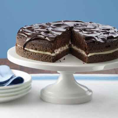 Chocolate Boston Cream Pie