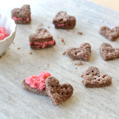 Cream-Filled Wafer Hearts