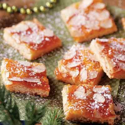 Tiny Apricot Almond Squares