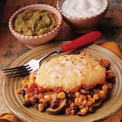 Southwestern Vegetable Cornbread Bake