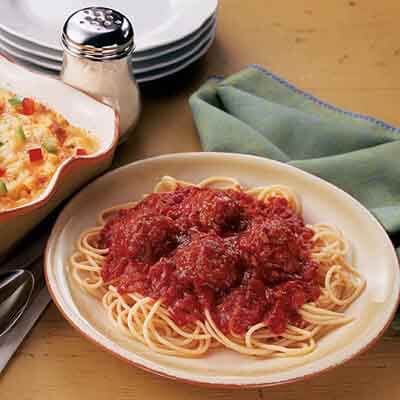 Spaghetti & Turkey Meatballs