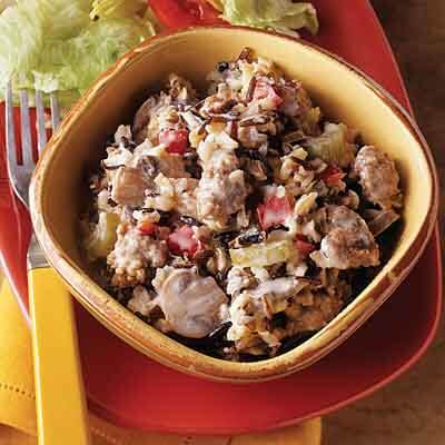 Sausage & Wild Rice Bake