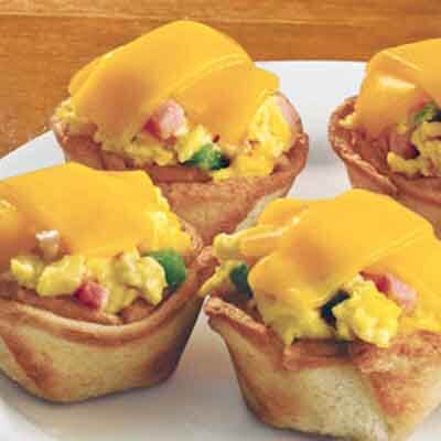 Ham & Cheese Toast Cups