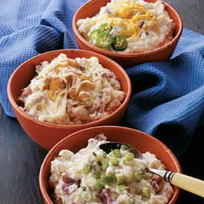 Smashed Potatoes with Stir-Ins