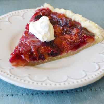 Blueberry Rhubarb Tart