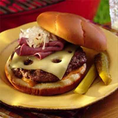 Reuben-Style Burgers