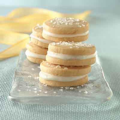 Lemon Clove Cookie Sandwiches