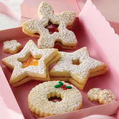 Linzer Sandwich Cookies