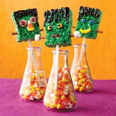 Crispy Frankenstein Treats