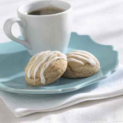 Lemon Glazed Ginger Cookies (Gluten-Free Recipe)