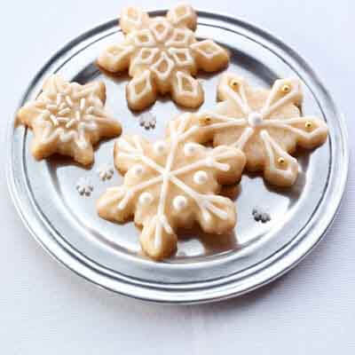 Snowflake Eggnog Cookies (Gluten-Free Recipe)