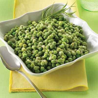 Tarragon Baby Peas with Buerre Blanc