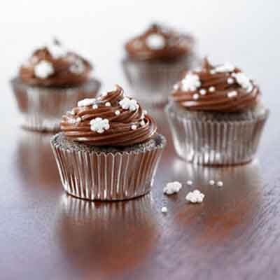 Double Chocolate Cinnamon Mini Cupcakes