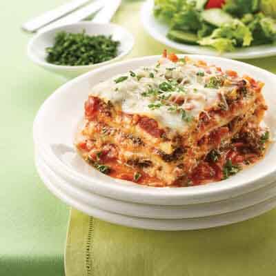 Four-Cheese Veggie Lasagna