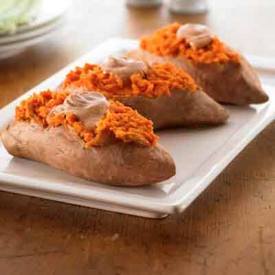 Twice-Baked Sweet Potatoes