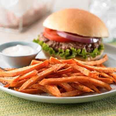 Garlic & Herb-Flavored Sweet Potato Fries