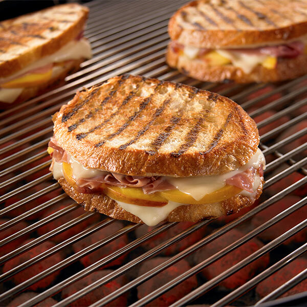 Peach & Prosciutto Grilled Cheese