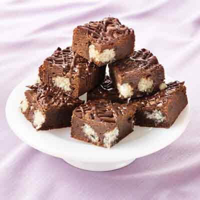 Coconut Candy Bar Brownies