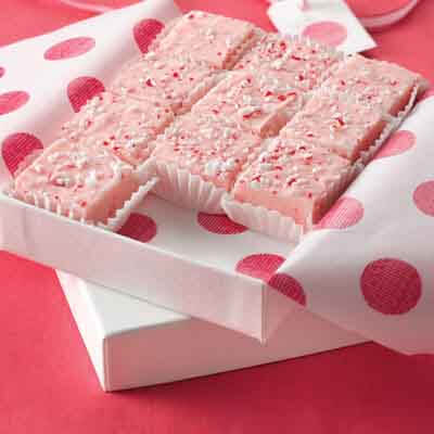 Pink Peppermint Fudge