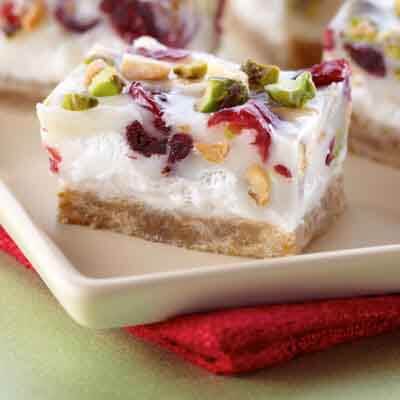 Pistachio Nut Roll Bars