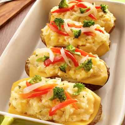 Cheesy Ranch Stuffed Potatoes