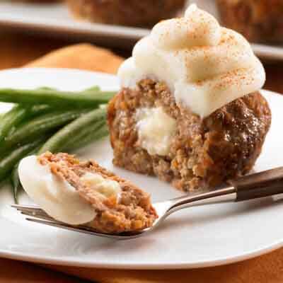 Italian Meatloaf Cupcakes