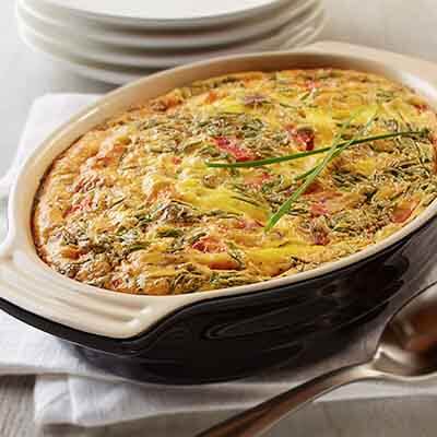 Potato, Chive & Cheddar Egg Bake