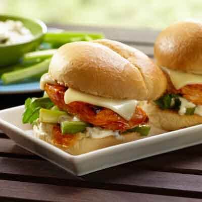 Grilled Buffalo Chicken Sliders