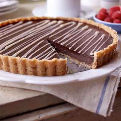 Black & White Chocolate Tart